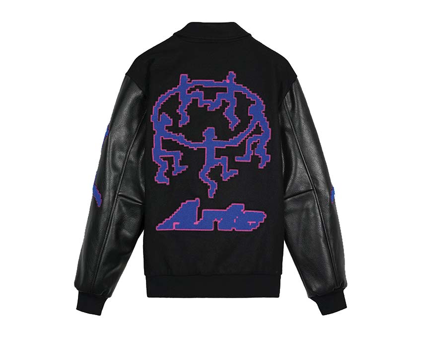 Arte Jonah Pixel Dancer Jacket Black Seitenansicht — Rücken grafisch bedruckt