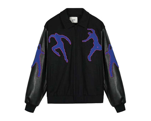 Arte Jonah Pixel Dancer Jacket Black — Unisex-Jacke Pixel-Art-Print
