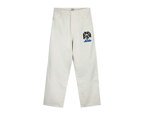 Arte Jones Pixel Dancers Pants Cream — Herren-Hose Pixel-Art-Print