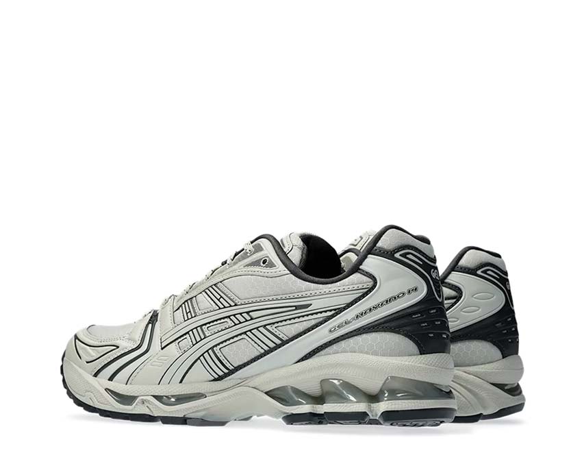 Asics Gel Kayano 14 Graphite Grey White Sage/Graphite Sohle — Gel Dämpfung vorne und hinten