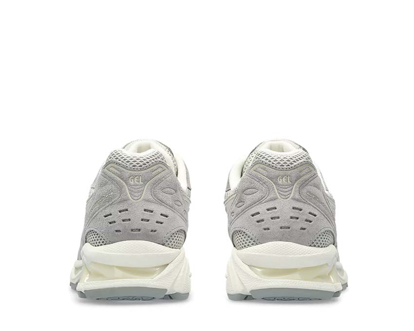 Asics Gel Kayano 14 White Sage Smoke Grey detail — premium material