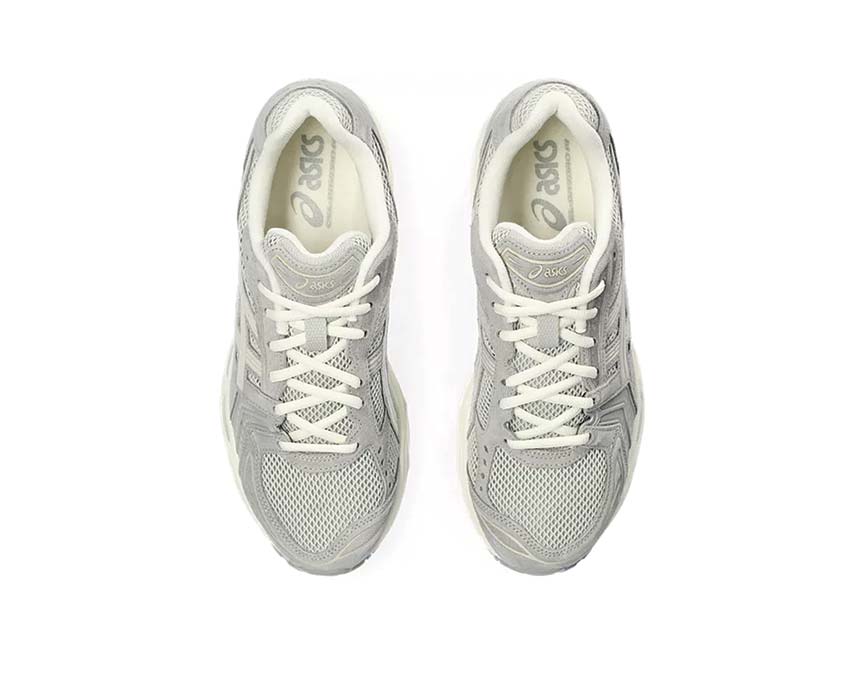 Asics Gel Kayano 14 White Sage Smoke Grey detail — Duomax sole