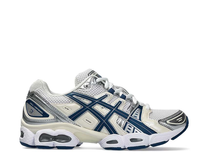Asics Gel Nimbus 9 White Light Indigo — running donna ammortizzazione Gel Asics