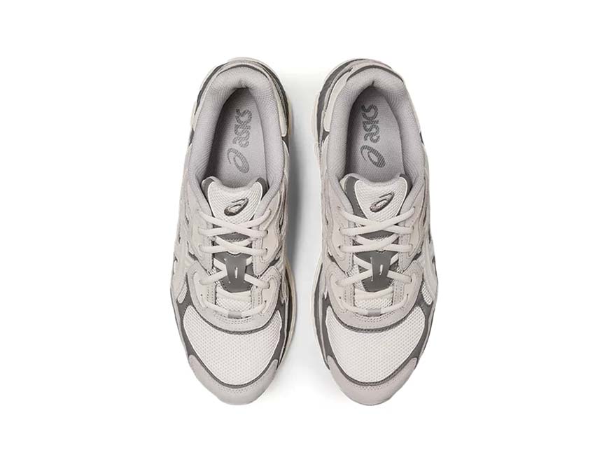 Asics Gel NYC Oyster Grey détail — matière premium
