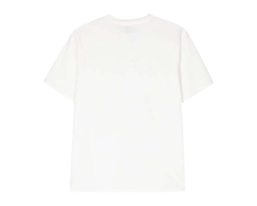 Autry T-Shirt Main White vue latérale — coupe droite col rond premium