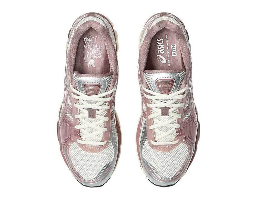 Asics x Kith Gel Kayano 12.1 Quartz arrière — amorti Gel Kayano collab Kith