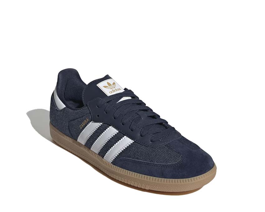 Adidas Samba OG Collegiate Navy semelle — semelle gomme caoutchouc naturelle