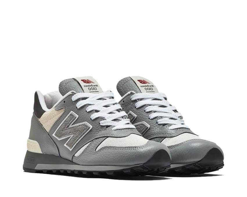 New Balance 1300 Slate Grey vue latérale — tige suède gris ardoise Made in USA
