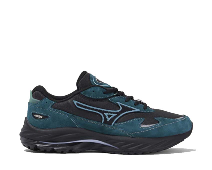 Mizuno Wave Rider β Deep Teal — Herren-Sneaker Laufschuh tiefes Blaugrün