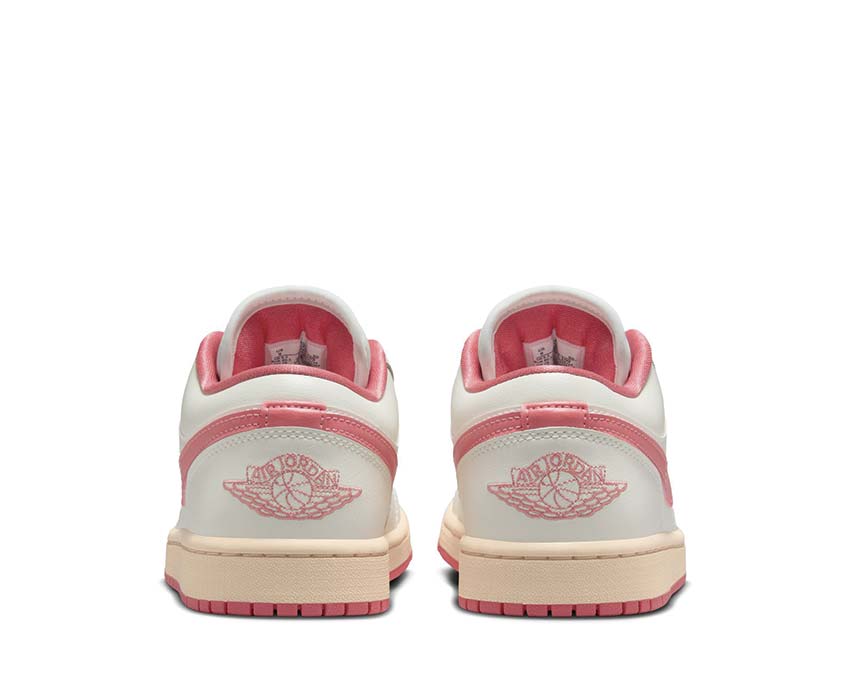 Jordan Air Jordan 1 Low W Pink Salt détail — tige cuir rose