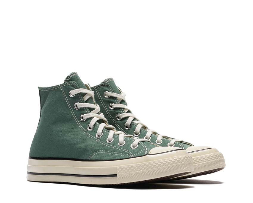 Converse Chuck 70 Hi Admiral Egret Seitenansicht — blaues Premium-Segeltuch