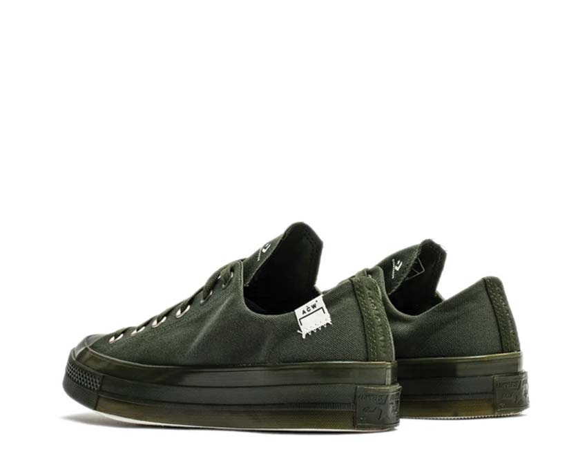 Converse A Cold Wall Chuck 70 Ox Rifle Green Sohle — vulkanisierte Gummisohle