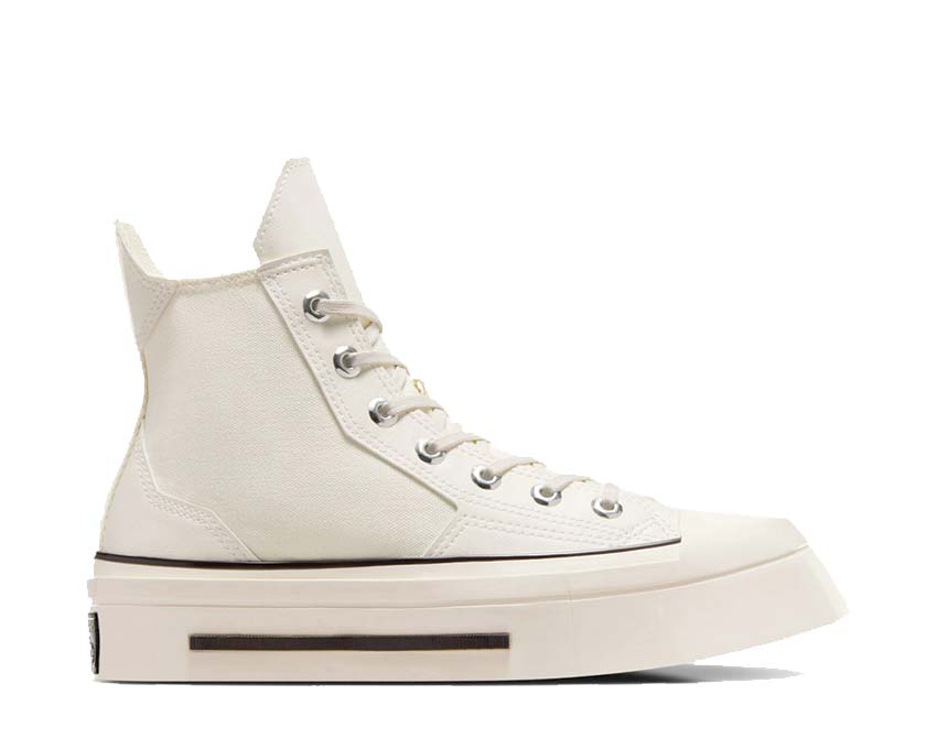 Converse Chuck 70 De Luxe Squared Hi Khaki Off White — Damen-Sneaker Plattform