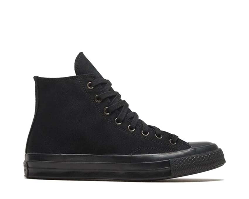 Converse Chuck 70 Hi Black Almost Black — Damen-Sneaker Segeltuch premium