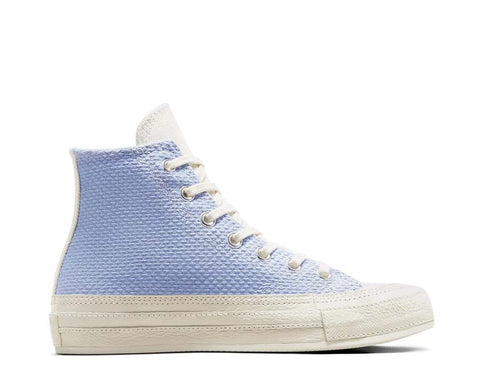 Converse Chuck 70 Hi Mystic Sky Egret — sneaker femme toile canvas premium