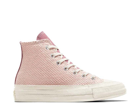 Converse Chuck 70 Hi Pink Sage Night — sneaker femme toile canvas premium