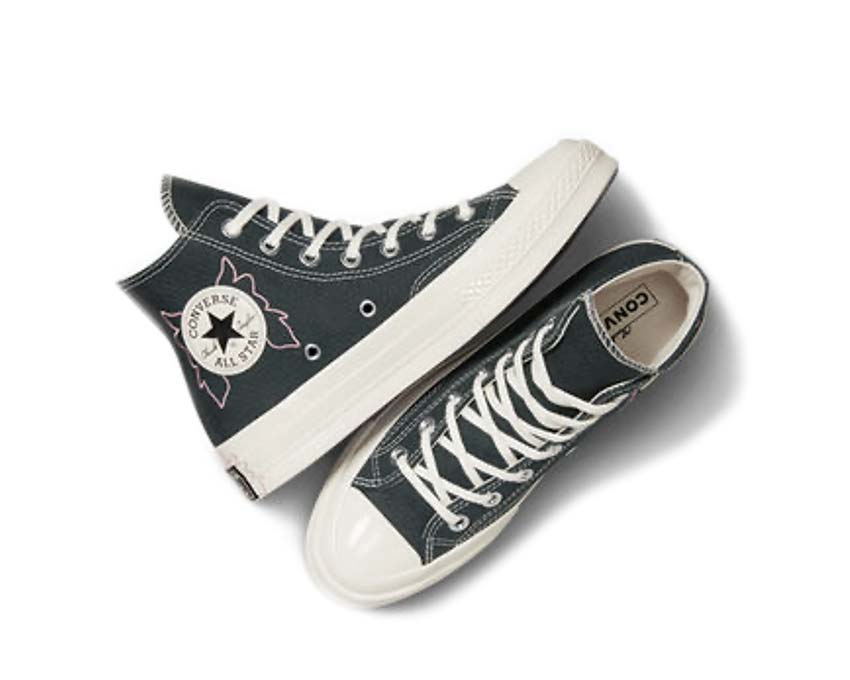 Converse Chuck 70 Hi Secret Pine Egret Sohle — weiße Vulkanisierungssohle
