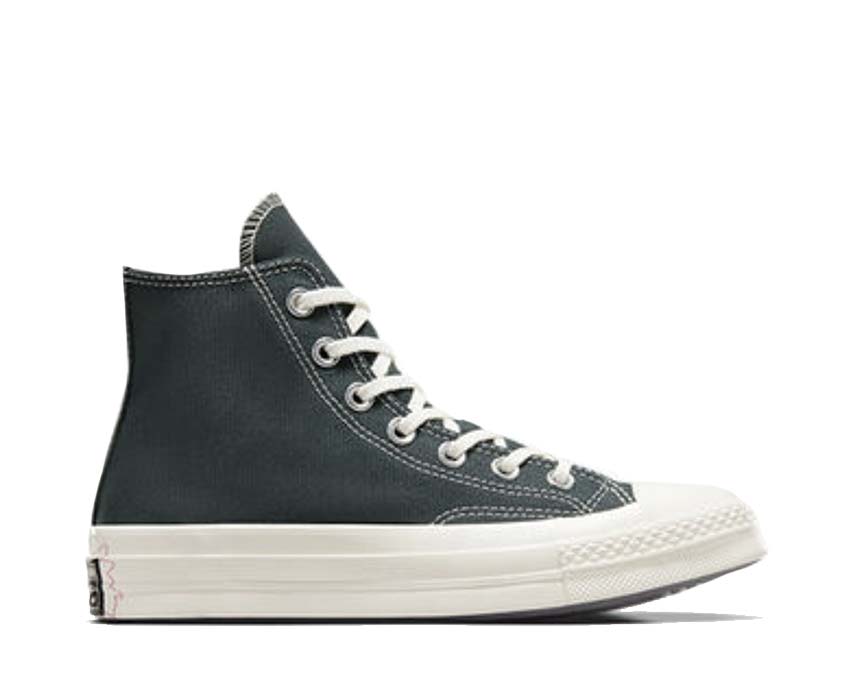 Converse Chuck 70 Hi Secret Pine Egret — Damen-Sneaker Segeltuch premium