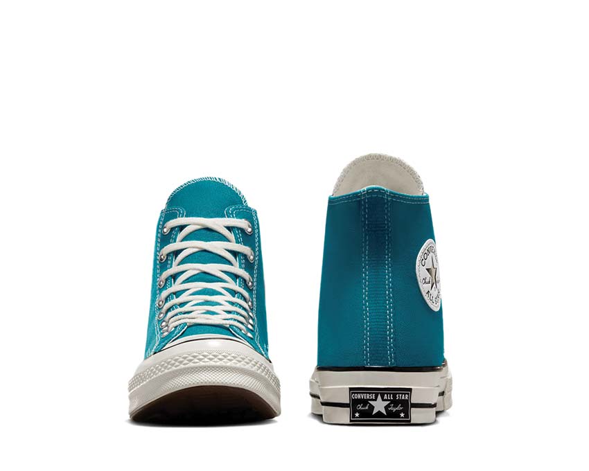 Converse Chuck 70 Hi Teal Universe semelle — semelle vulcanisée blanche