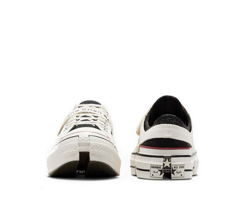 Converse X Feng Chen Wang 2-in-1 Chuck 70 Black/Egret Seitenansicht — 2-in-1 innovatives System