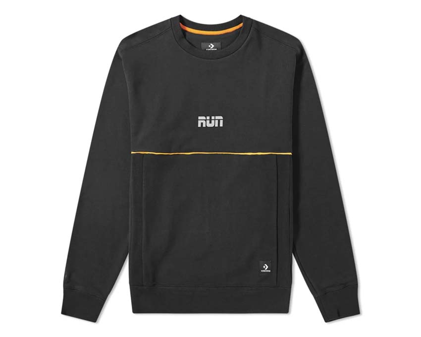 Converse x Vince Staples Crew Sweat Black — sweatshirt unisexe coton noir collaboration rap
