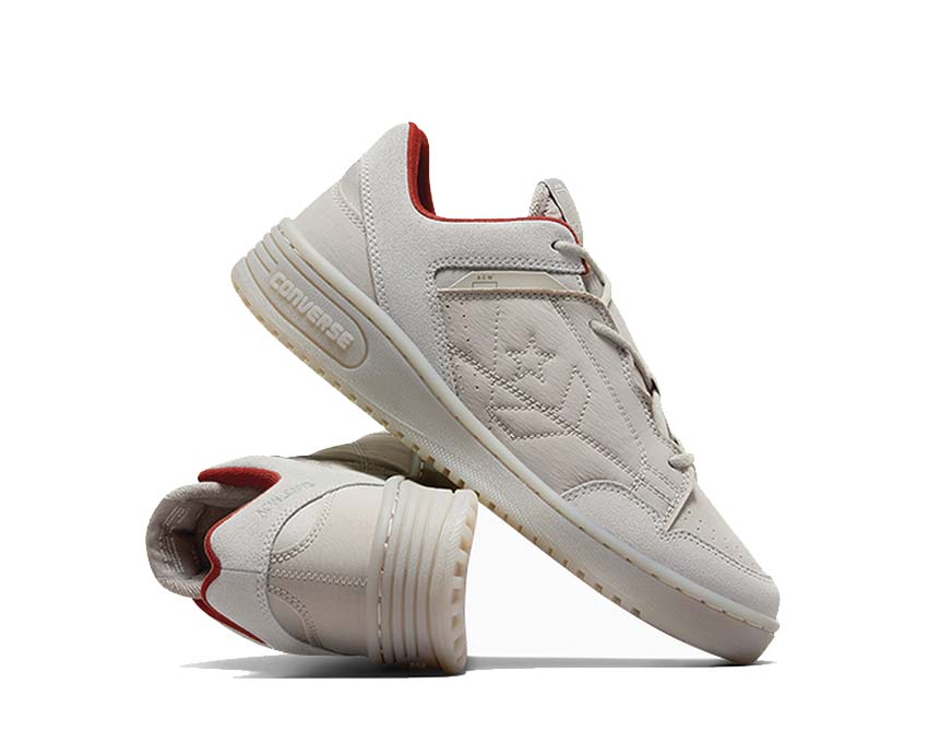 Converse Weapon OX Flint Gray/Bossa semelle — semelle tennis crantée classique