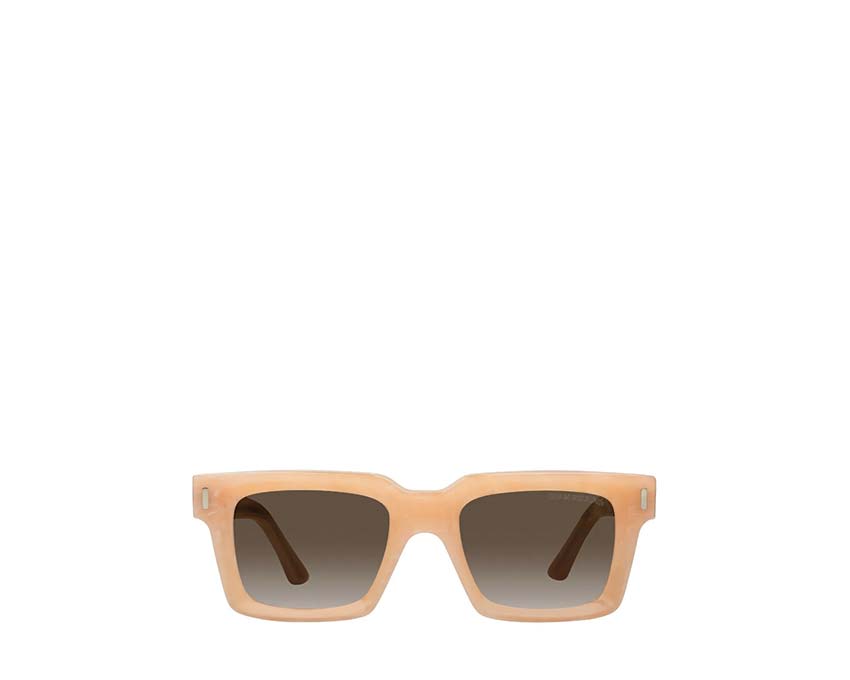 Cutler And Gross 1386 Square Peach Marble — lunettes de soleil femme acétate carré marbre pêche