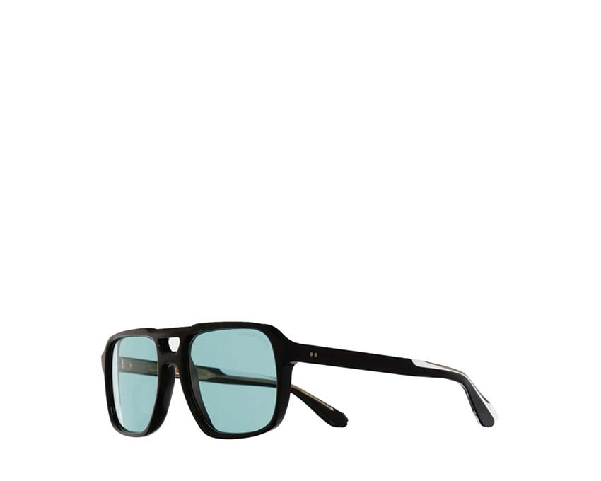 Cutler And Gross 1394 Aviator Black vue — monture aviateur acétate finitions premium