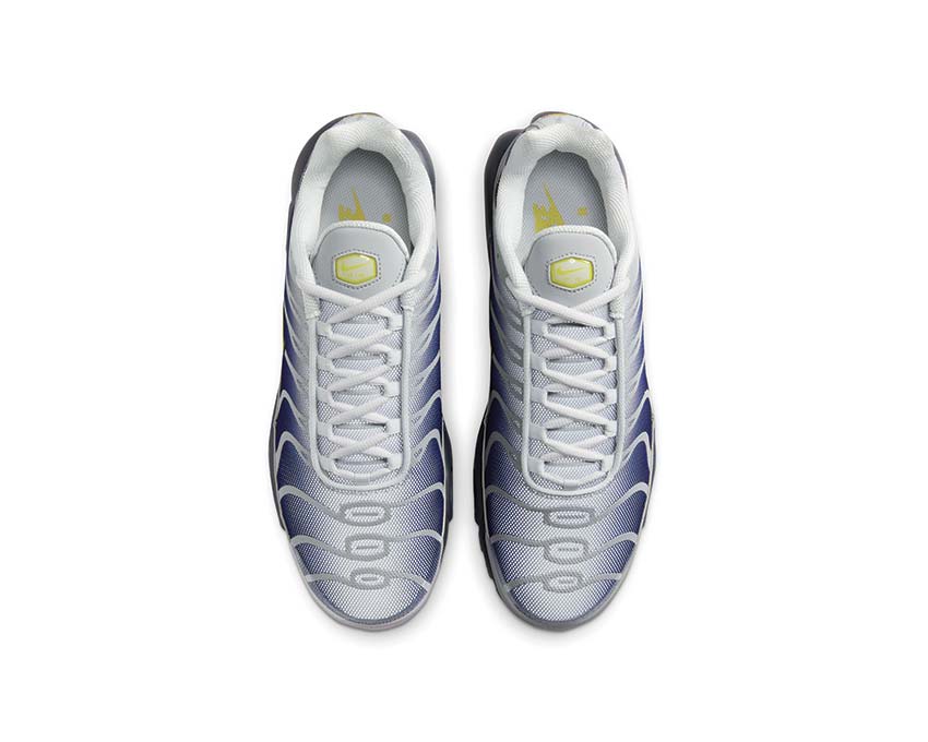 Nike Air Max Plus Metallic Silver dettaglio — finiture metalliche argentate