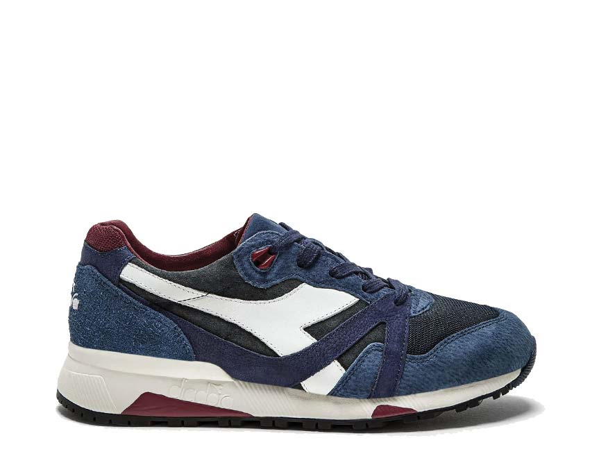 Diadora N9000 Italia Insignia Blue — Herren-Sneaker Leder vintage Italien