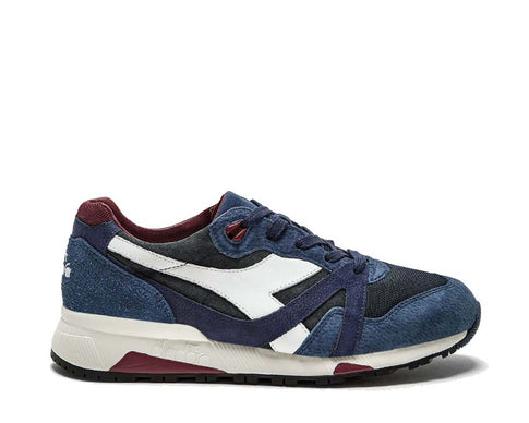 Diadora N9000 Italia Insignia Blue — Herren-Sneaker Leder vintage Italien