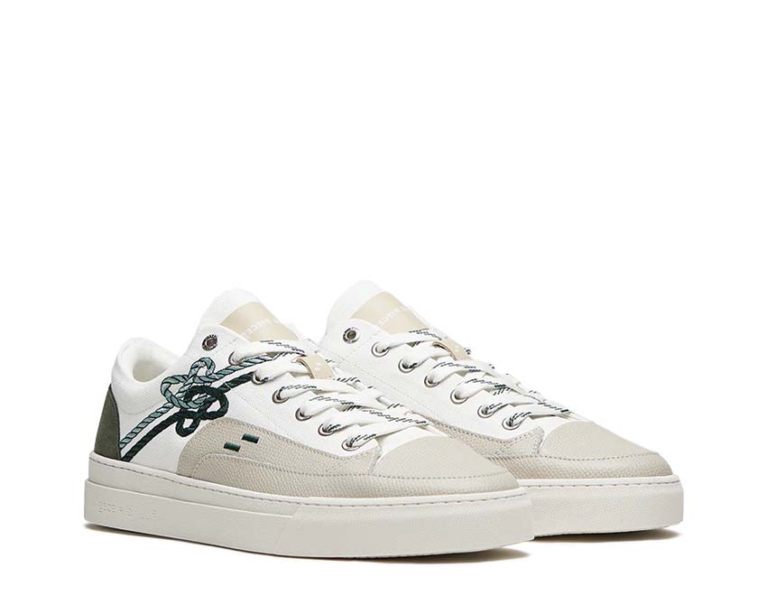 Filling Pieces Riviera Gowtu Off White vue latérale — cuir premium ivoire