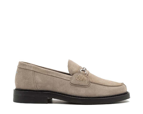 Filling Pieces Loafer Suede Taupe — Herren-Loafer Luxus-Leder