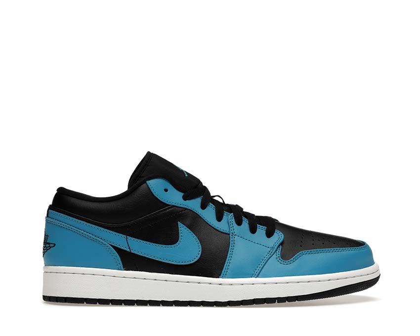 Jordan Jordan 1 Low Laser Blue Black White — sneaker homme bleu laser