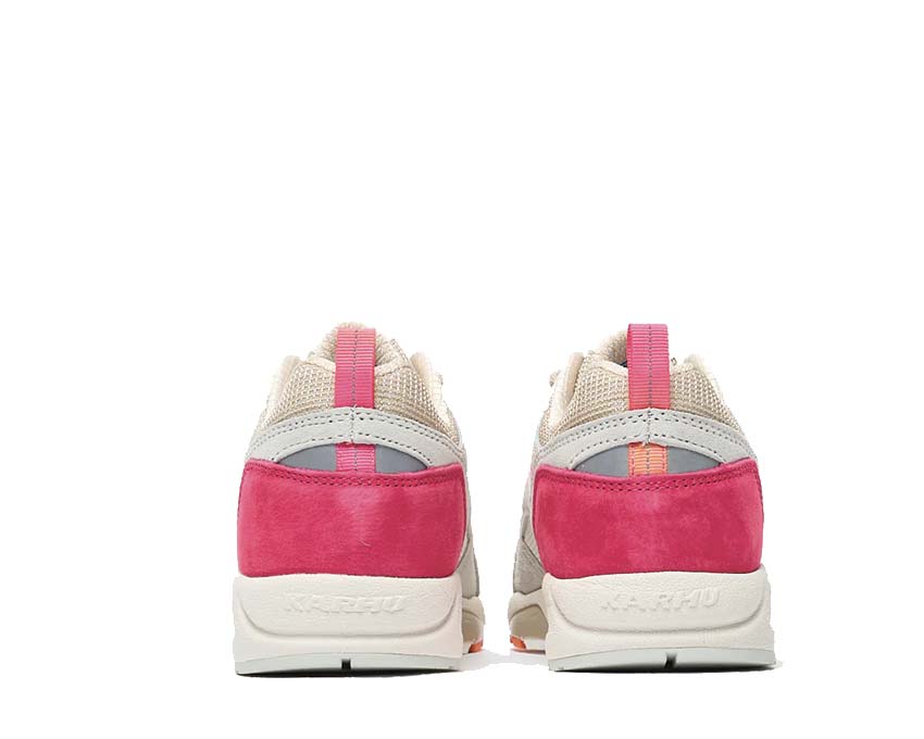 Karhu Fusion 2.0 Foggy Dew/Hot Pink Detail — Hot Pink Kontrast-Akzent