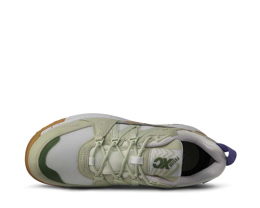 Karhu Fusion XC Aloe Wash detail — green Aloe Wash colorway