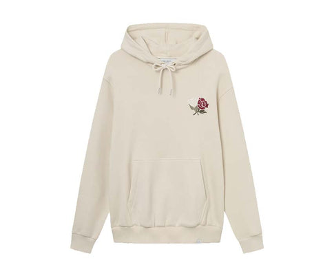 Les Deux Felipe Hoodie Ivory — unisex hoodie cotton embroidered logo