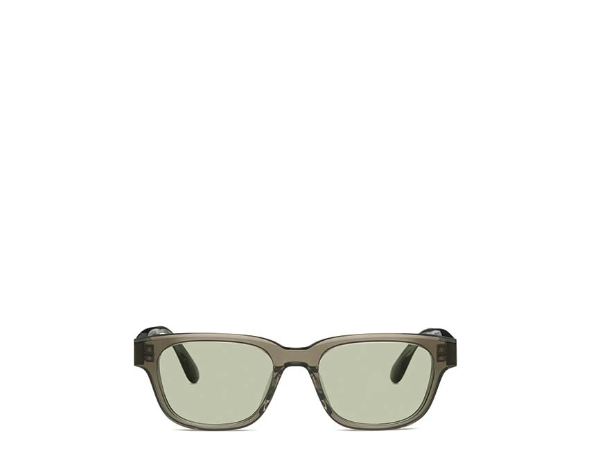 Lunetterie Générale Aesthete Smoked Green — lunettes de soleil unisexe acétate vert fumé