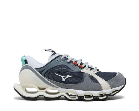 Mizuno Wave Prophecy Beta 2 Gray/Blue — Herren-Sneaker Technologie Wave
