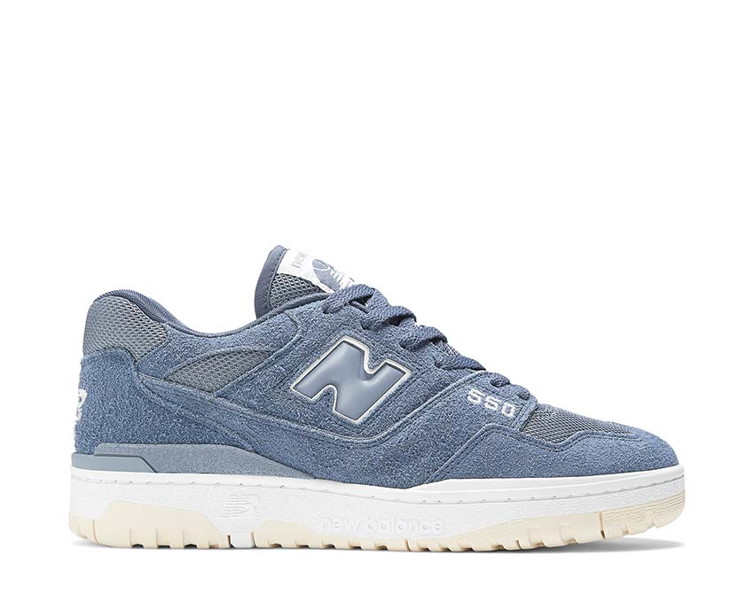 New Balance 550 Blue Suede — Herren Basketball Vintage Leder Wildleder Cupsole Sneaker