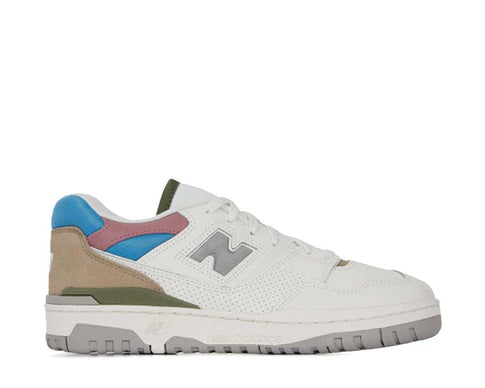 New Balance 550 Sea Salt — sneaker femme basketball vintage cupsole cuir