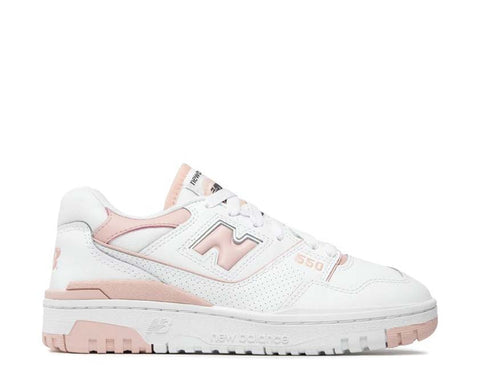 New Balance 550 W White Pink — sneaker donna basket vintage cupsole