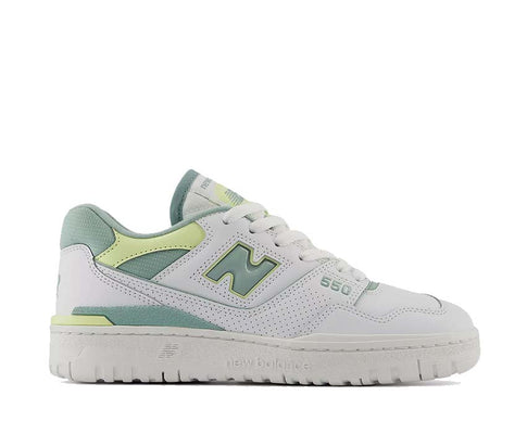 New Balance 550 W White Salt Marsh — Damen Sneaker Basketball Vintage Leder