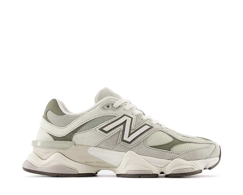 New Balance 9060 Olivine Lichen Green — Herren-Sneaker Chunky 00s-Stil
