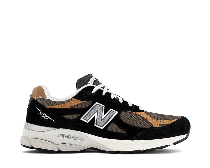 New Balance 990 Made in USA Black Tan Noir/Tan — sneaker homme made in USA