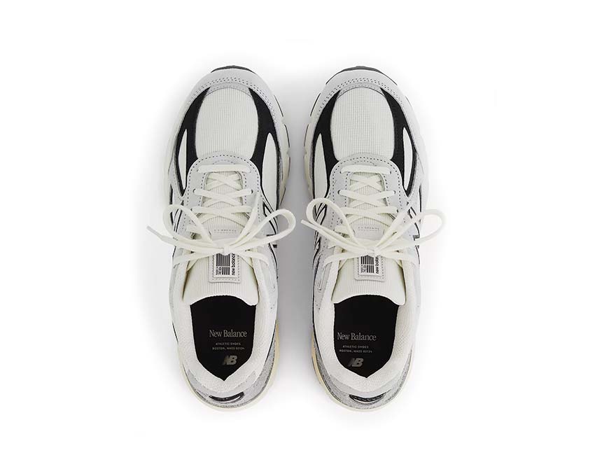 New Balance 990v4 Made in USA Grey Black detail — Made in USA construction