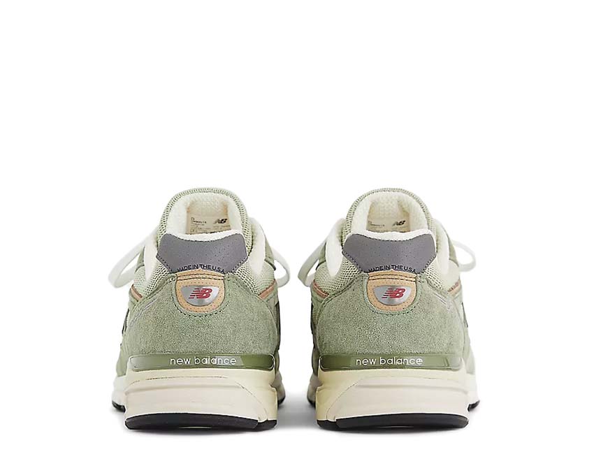 New Balance 990v4 Olive Incense Made in USA sole — ENCAP stability cushioning USA