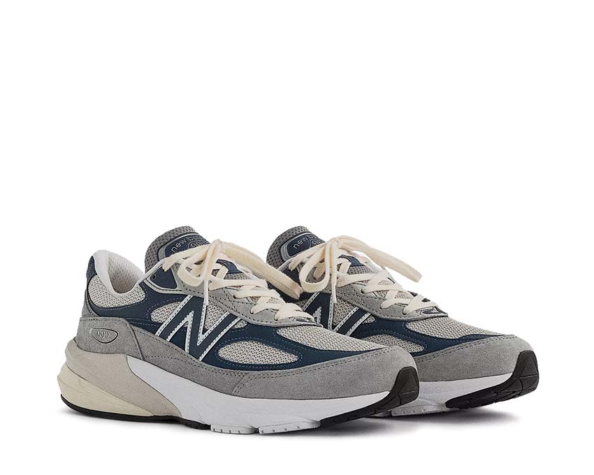 New Balance 990v6 Made in USA Marblehead/Indigo vista laterale — colorway indigo vintage