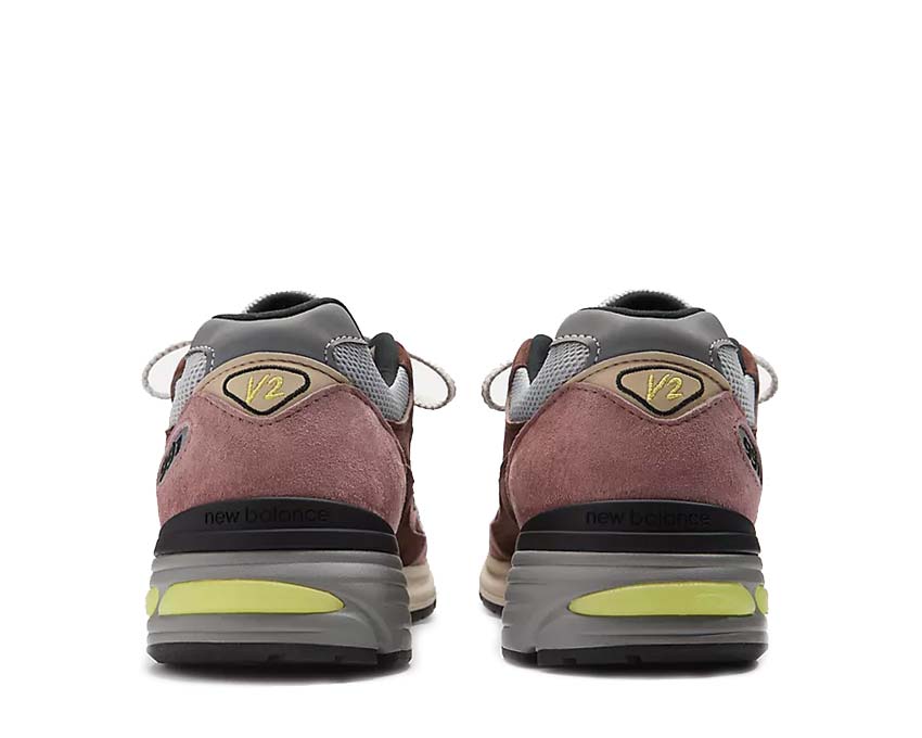 New Balance 991v2 UK Rosewood suola — ammortizzazione ENCAP Made in UK
