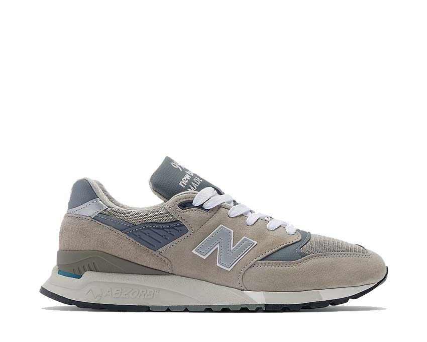 New Balance 998 Made in USA Grey U998GR — sneaker homme cuir suède premium